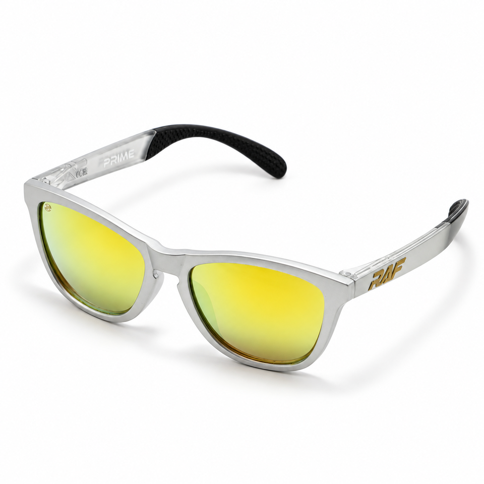 RAF Prime — Gradient Silver Black in Gradient Silver Black / Gold — three-quarter view